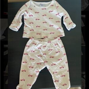 Pippa firetruck printed newborn set